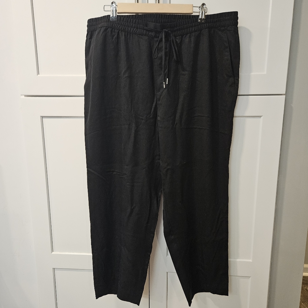 Banana Republic Black Wide Leg Dress Pants